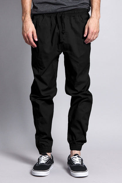 Non-Stretch Twill Jogger Pants