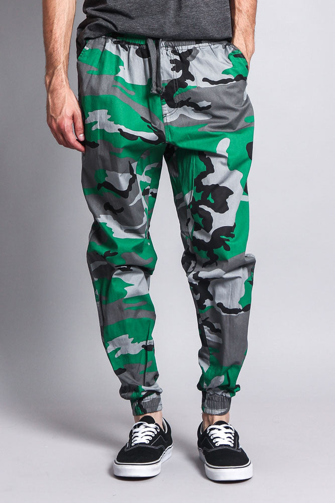 Non-Stretch Twill Jogger Pants