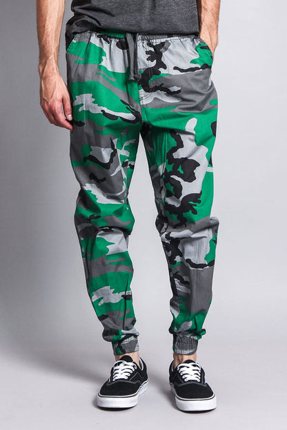 Non-Stretch Twill Jogger Pants