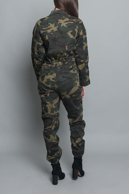 Parachute Camo Jumpsuit