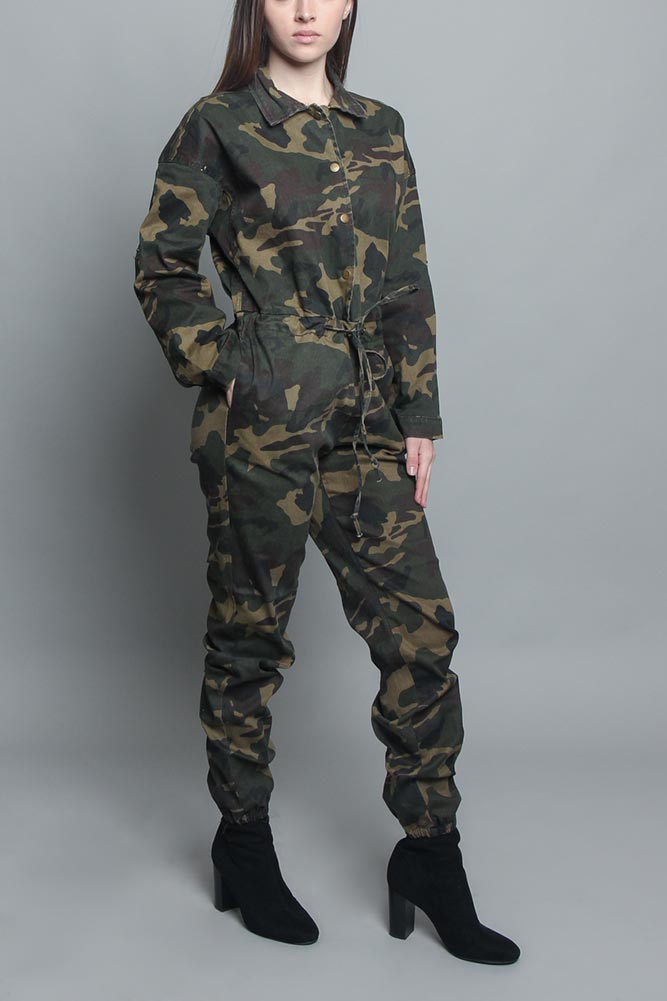 Parachute Camo Jumpsuit