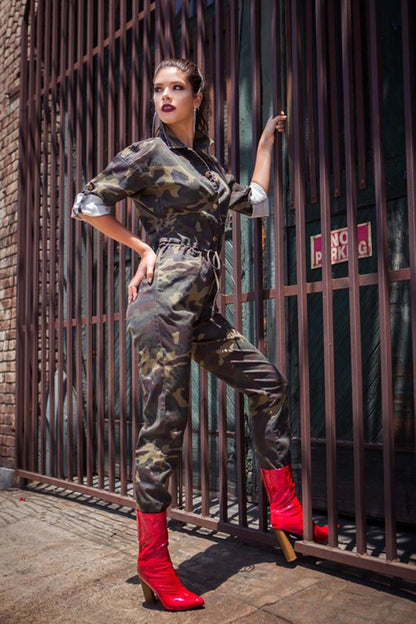 Parachute Camo Jumpsuit