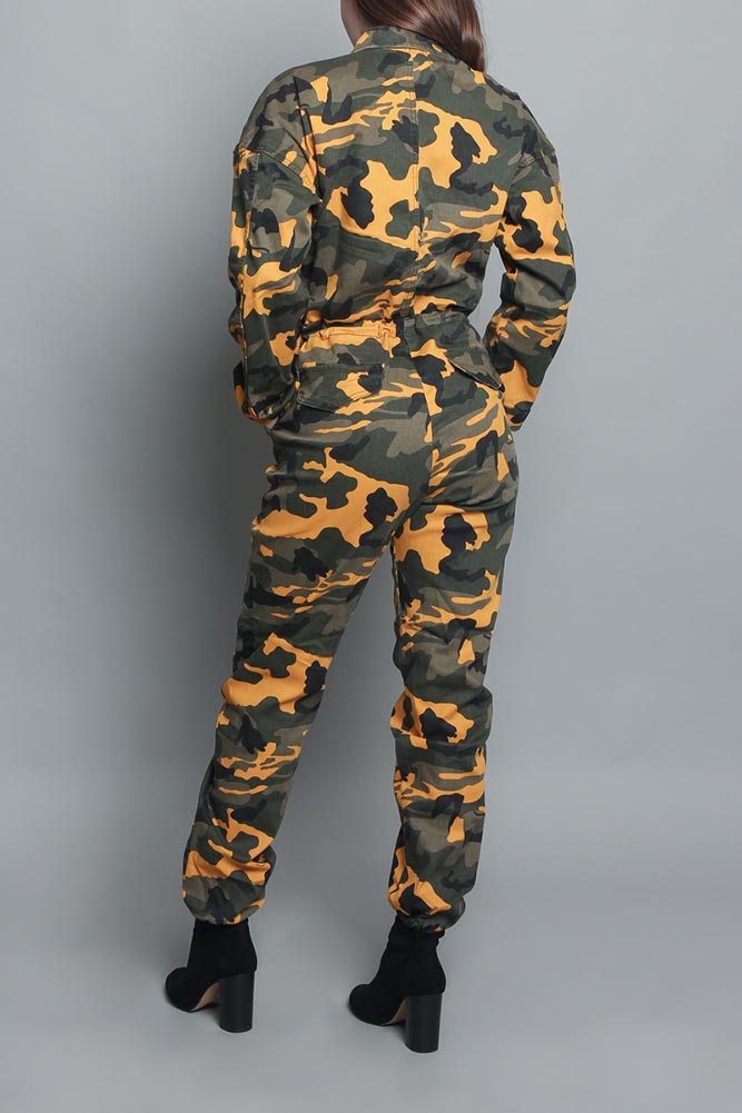 Parachute Camo Jumpsuit