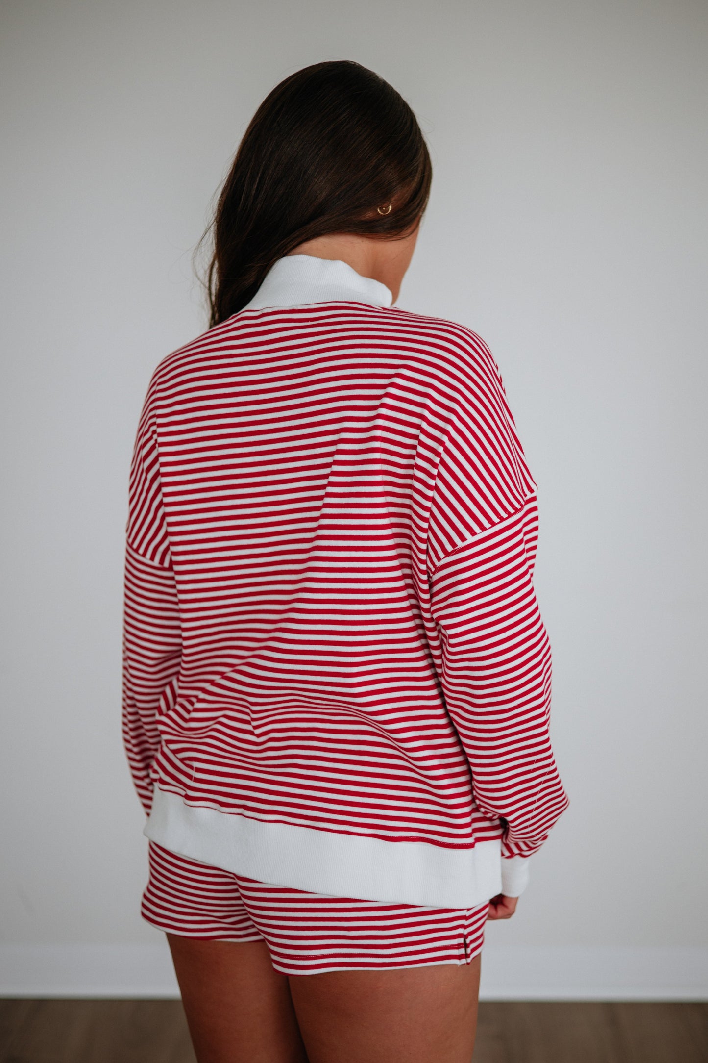 Red, White, & Cute Pullover