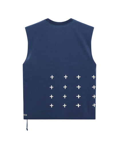 ALL DAY BIGGIE CUT OFF TEE DEEP