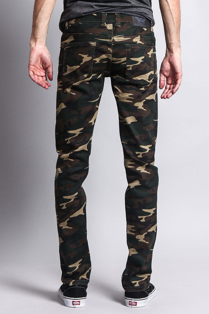 Men's Camo Skinny Jeans