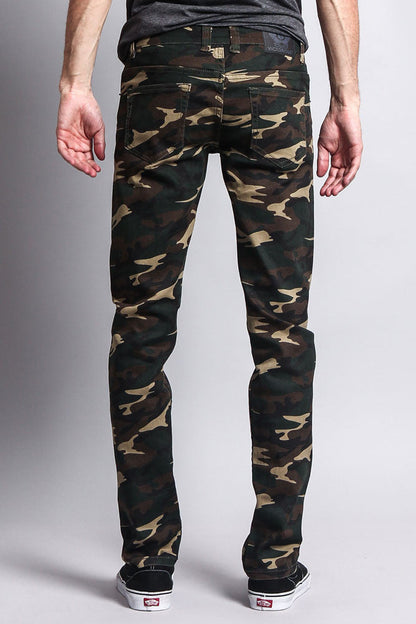 Men's Camo Skinny Jeans