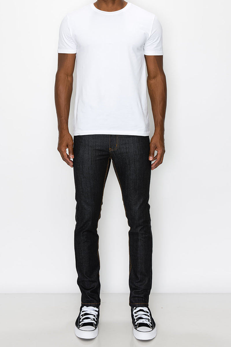 Essential  Raw Denim Skinny Jeans