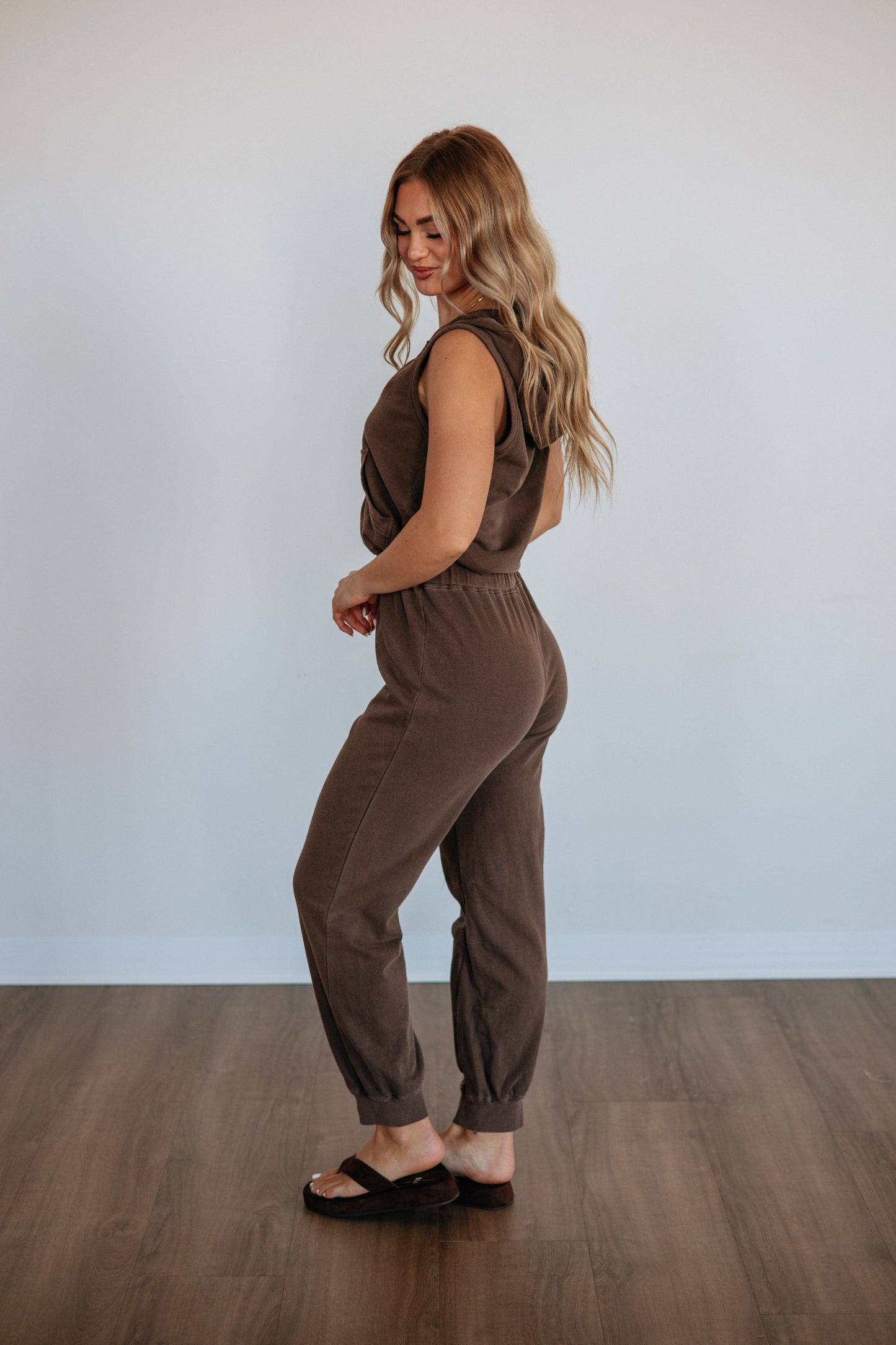 Zina Hooded Jumpsuit