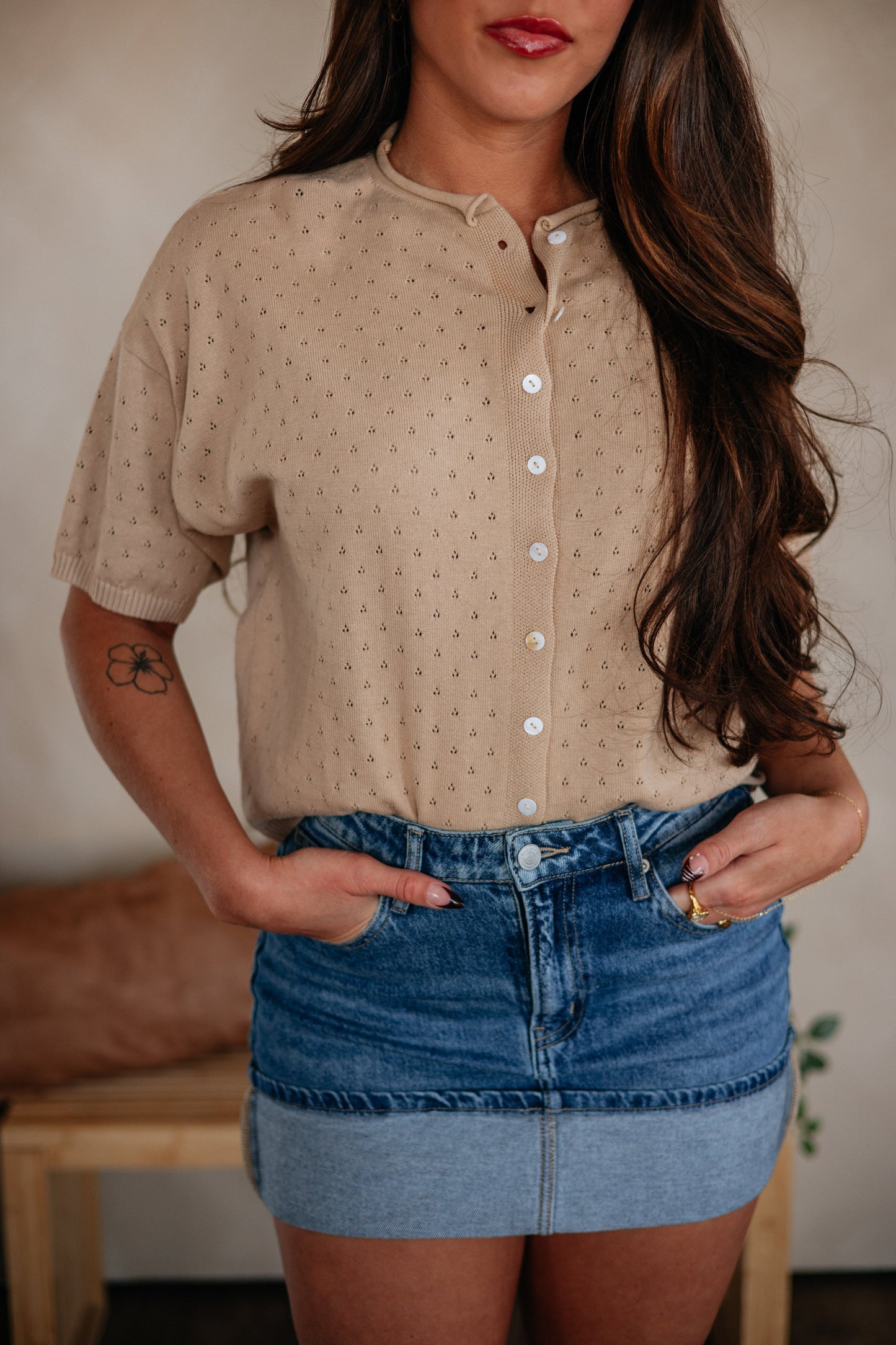Tris Cardigan Top