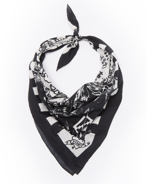 DEATH MACHINE BANDANA BLACK