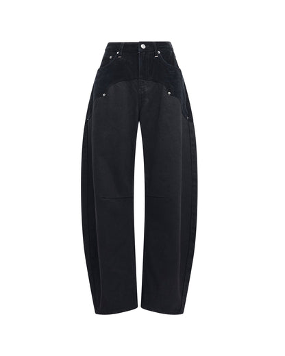 BARREL JEAN SALOON BLACK