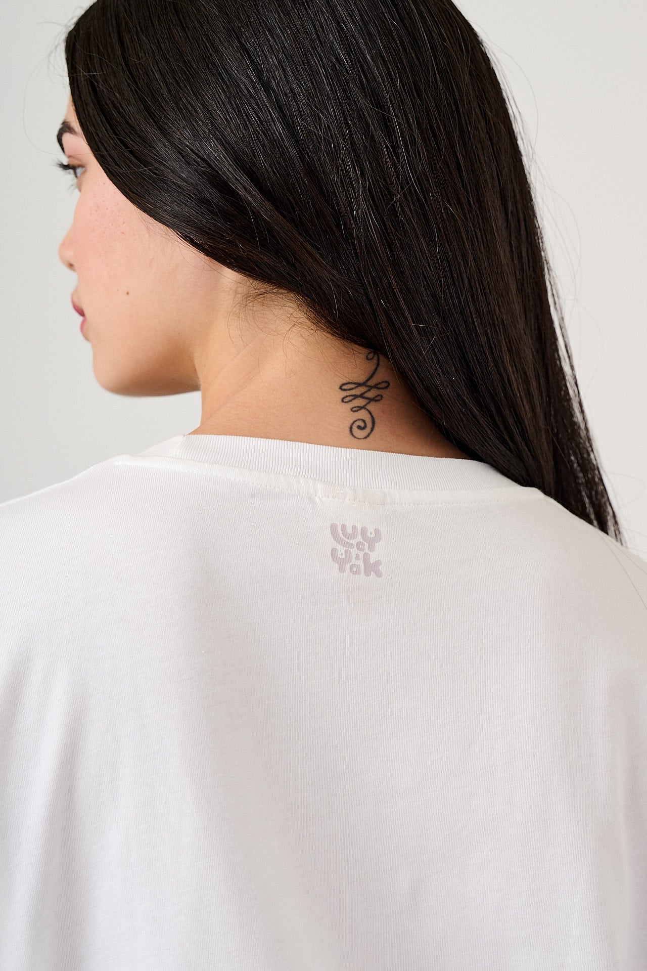 Benny - Oversized Cotton T-Shirt in Ecru