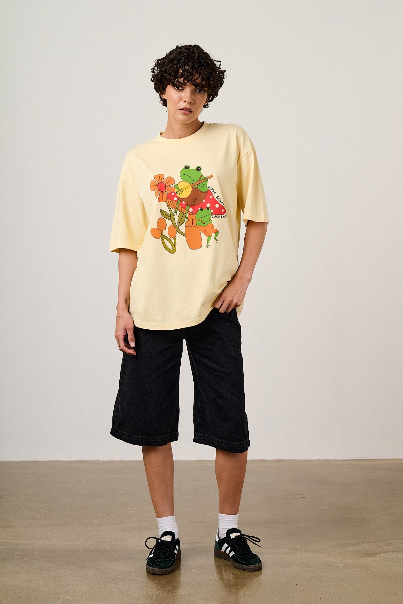 Benny - Oversized Cotton T-Shirt in Kimmy Gowland & Yak