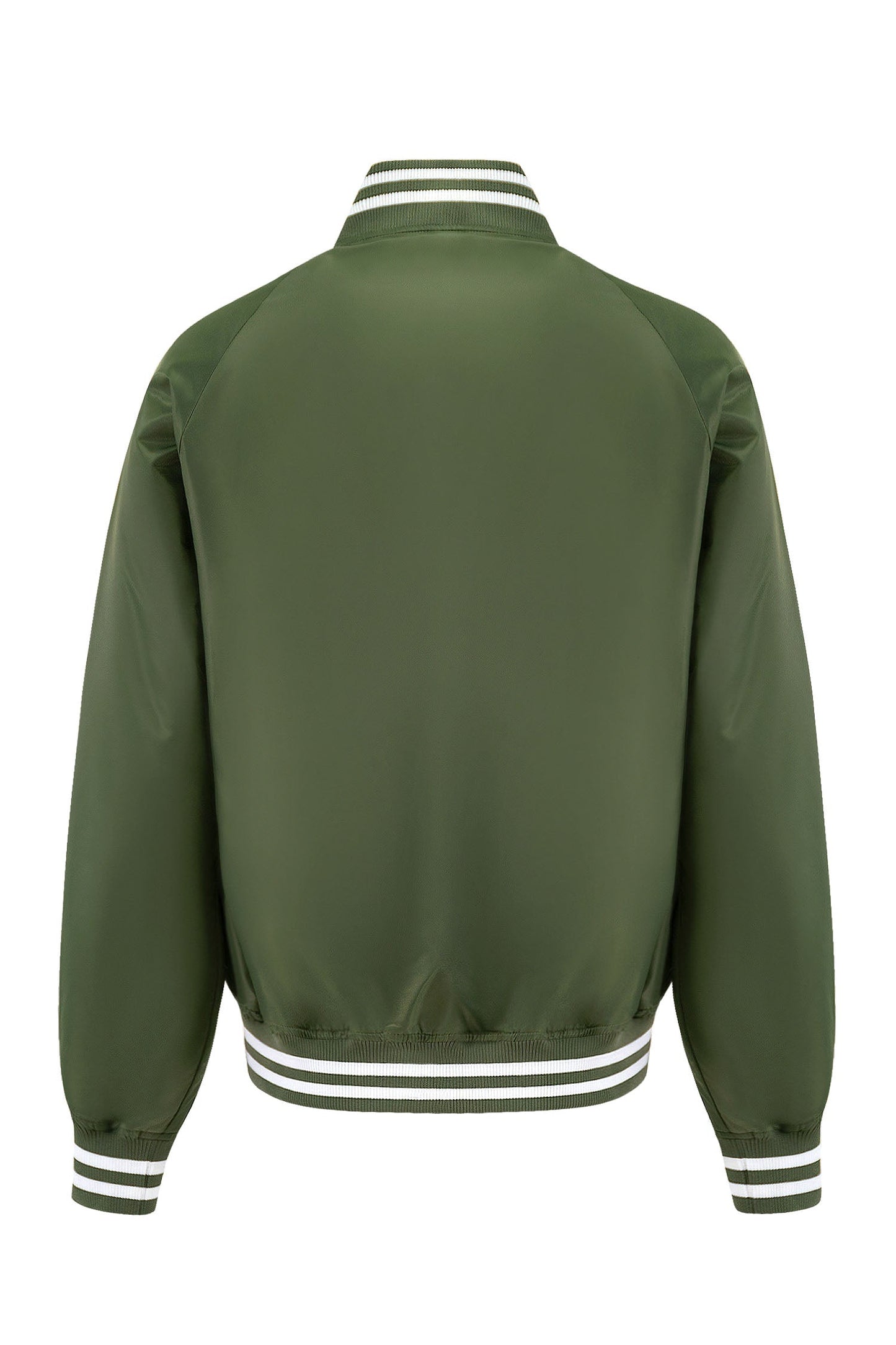 Men's Essential Solid Snap Button Varsity Jacket