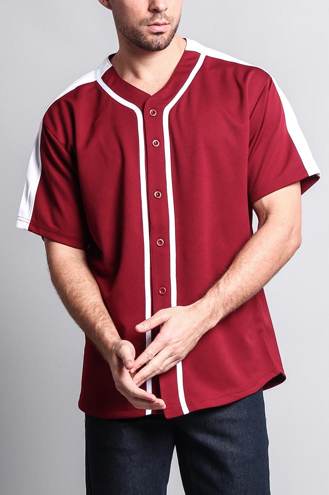 Men's Two Tone Baseball Jersey