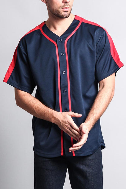Men's Two Tone Baseball Jersey