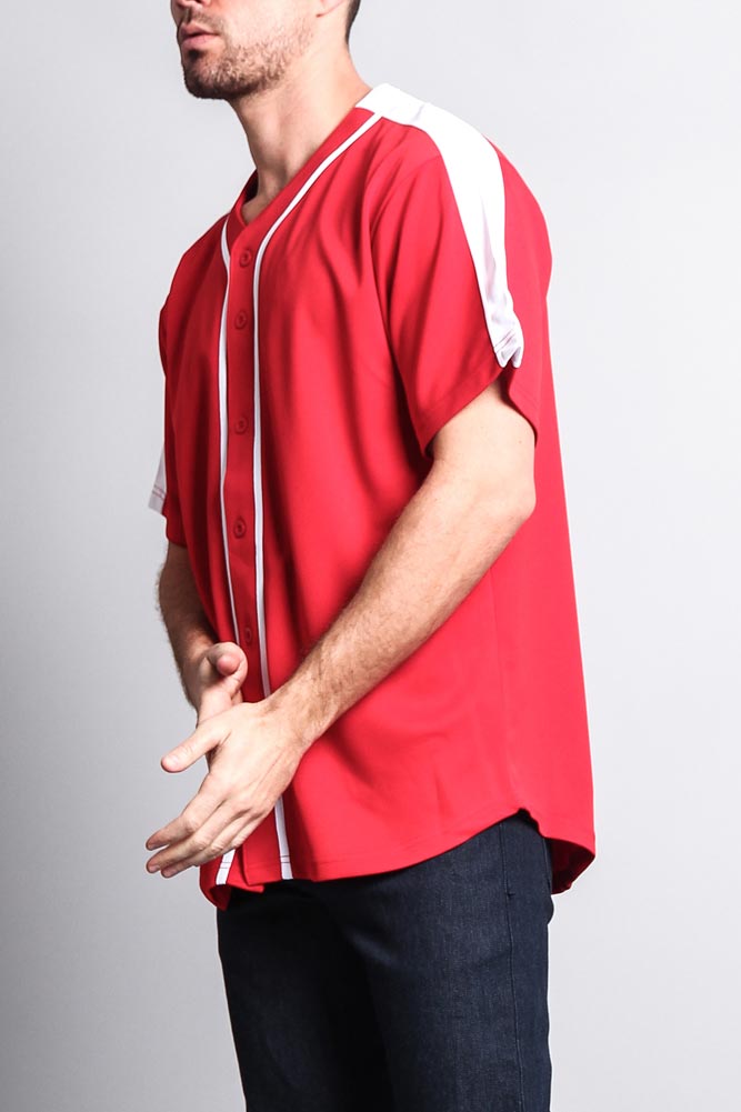 Men's Two Tone Baseball Jersey