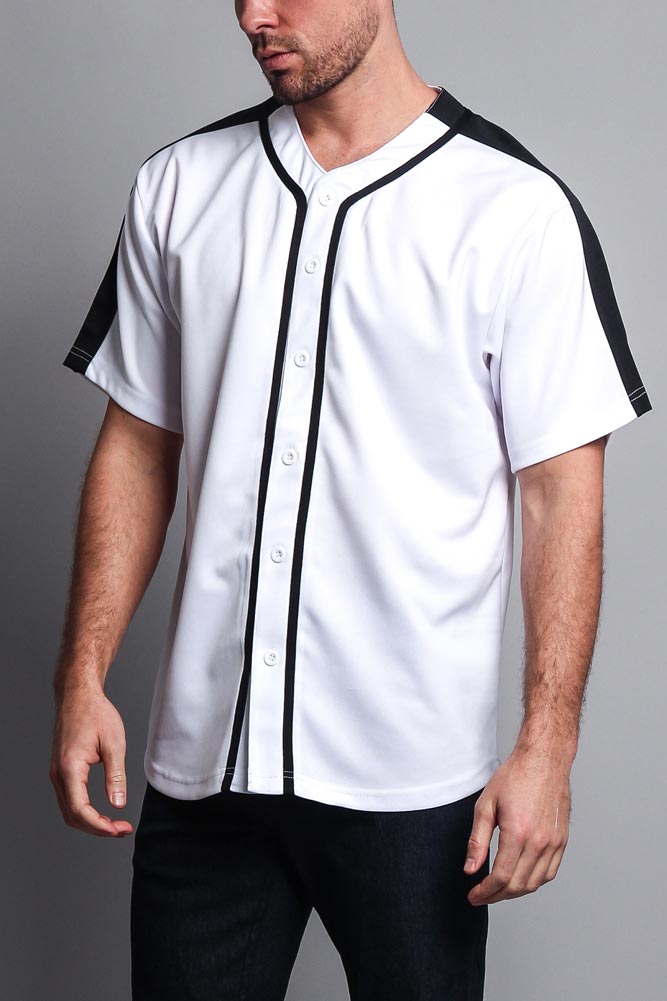 Men's Two Tone Baseball Jersey