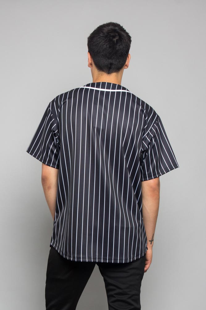 Pin Striped Baseball Jersey