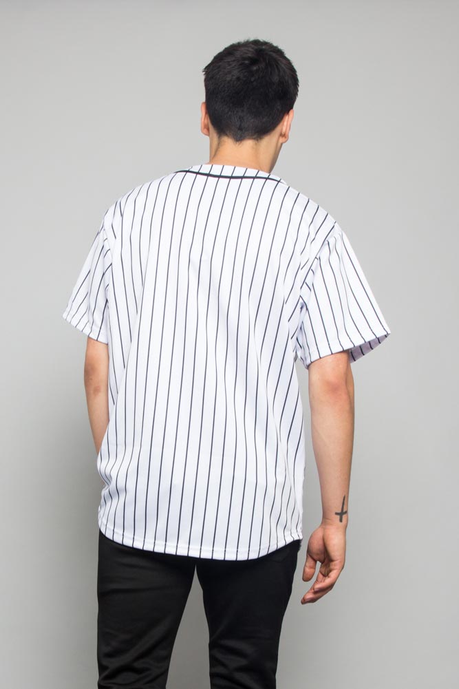 Pin Striped Baseball Jersey