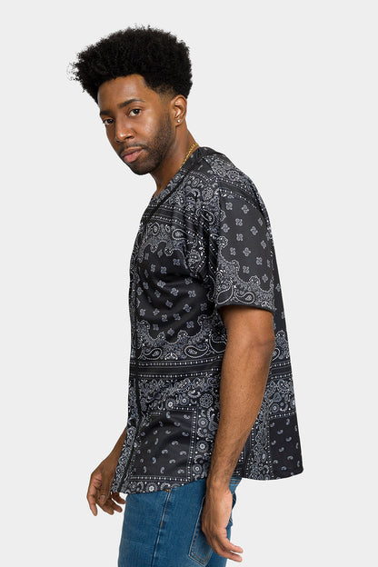 Bandana Paisley Baseball Jersey