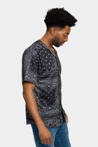 Bandana Paisley Baseball Jersey