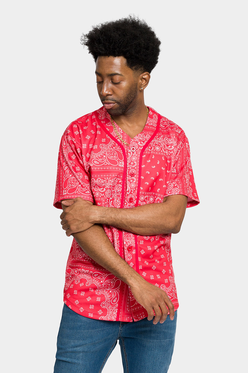 Bandana Paisley Baseball Jersey