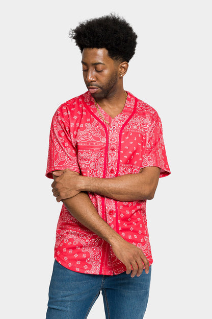 Bandana Paisley Baseball Jersey