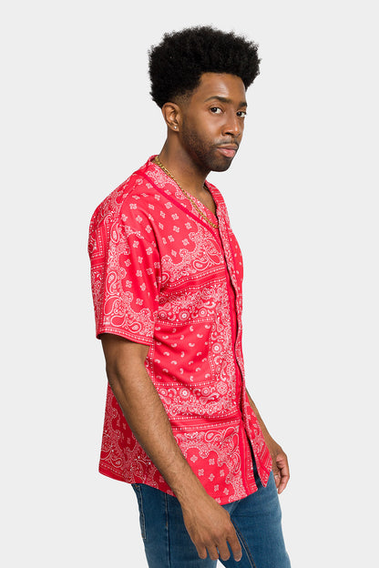 Bandana Paisley Baseball Jersey