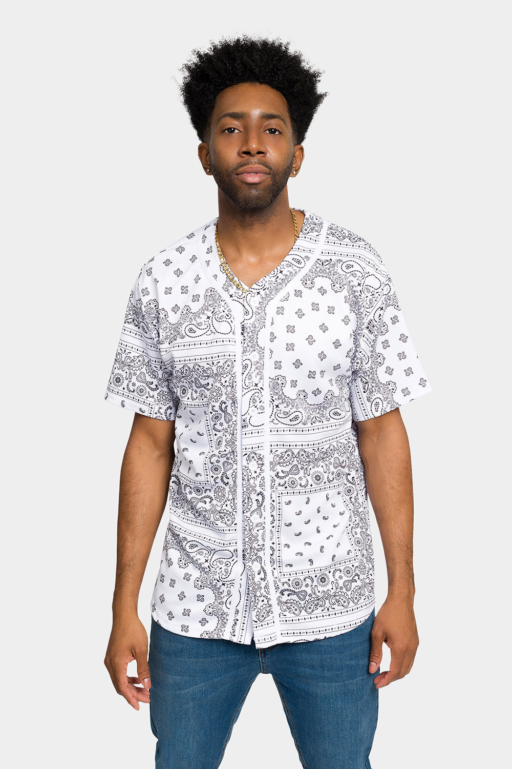 Bandana Paisley Baseball Jersey