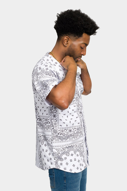 Bandana Paisley Baseball Jersey