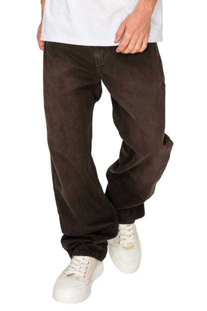 ATLAS Essential Baggy Denim Jeans - Brown