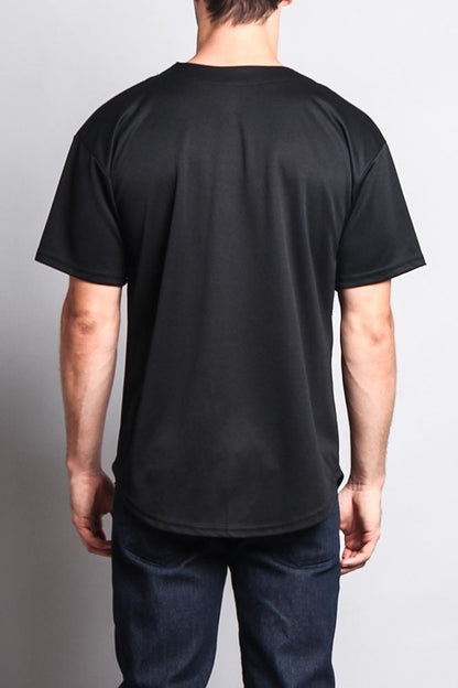 Baseball Button Down Short Sleeve Jersey