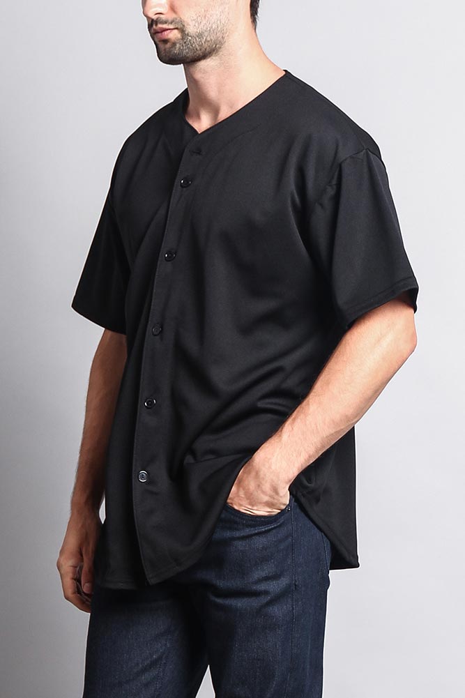 Baseball Button Down Short Sleeve Jersey