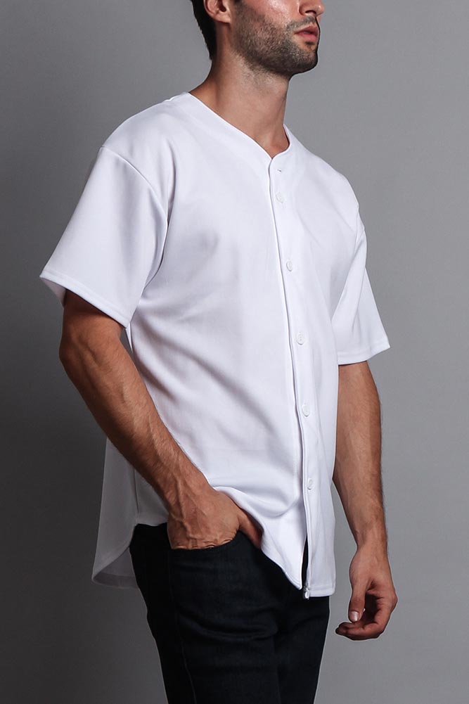 Baseball Button Down Short Sleeve Jersey