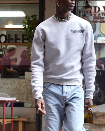 Men's Butterfly Effect Long Sleeve Graphic Crewneck Sweatshirt