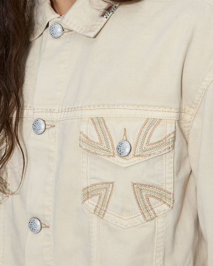 KSUBI X ALICE HOLLYWOOD OH G JACKET IVORY