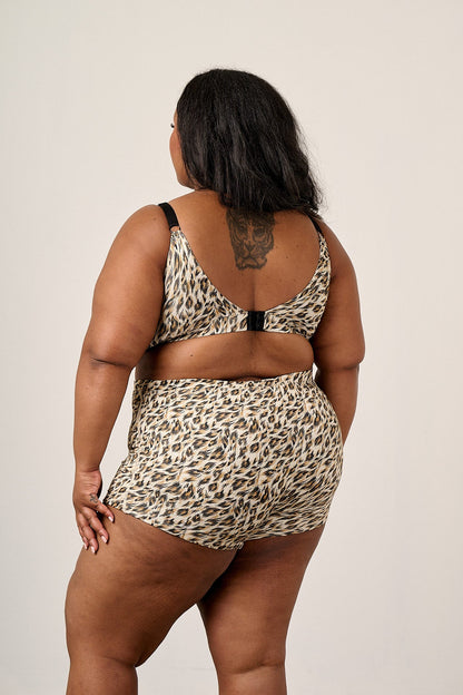 Clover - Viscose Bralette in Leo Swirl