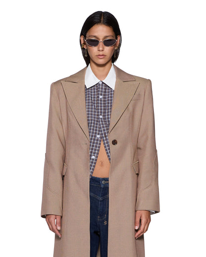 STANCE TAILORED COAT TAN