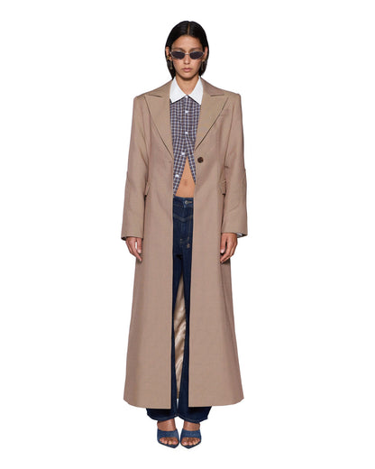 STANCE TAILORED COAT TAN