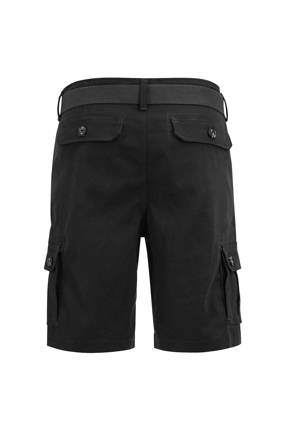 Men's Essential Solid Belted Cargo Shorts