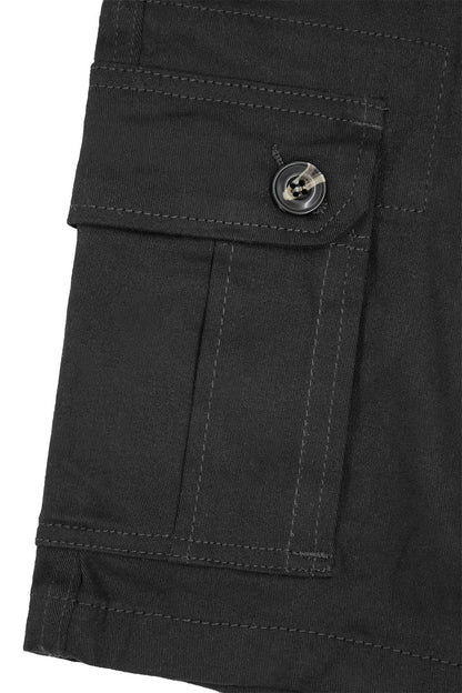 Men's Essential Solid Belted Cargo Shorts