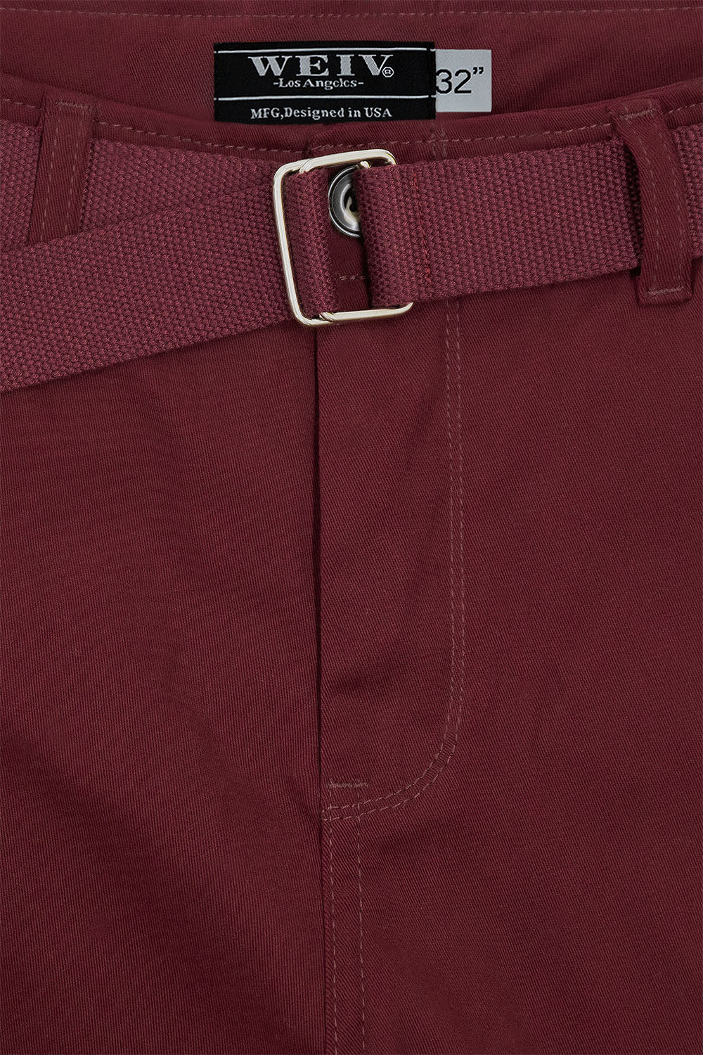 Men's Essential Solid Belted Cargo Shorts