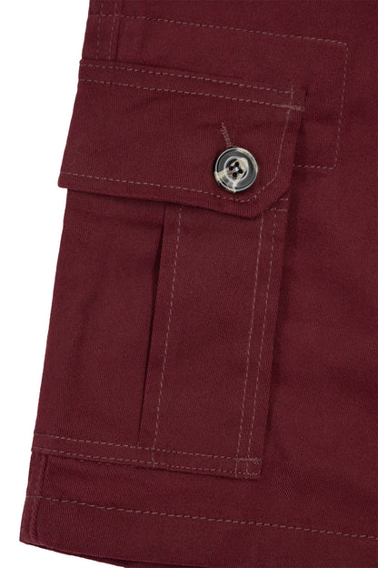 Men's Essential Solid Belted Cargo Shorts