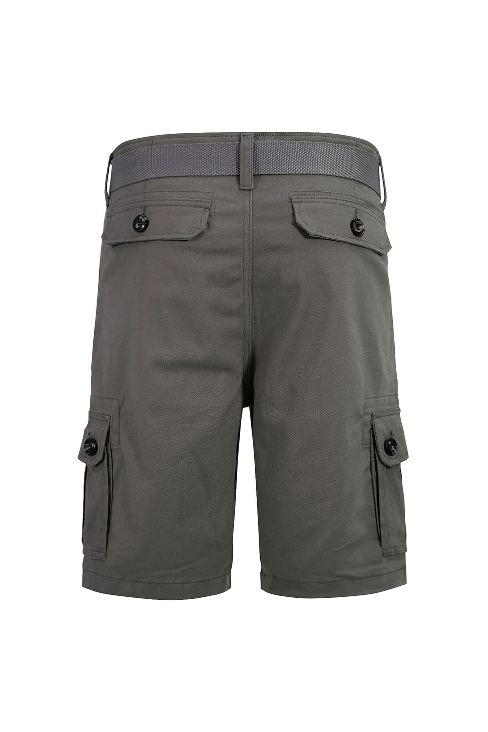 Men's Essential Solid Belted Cargo Shorts