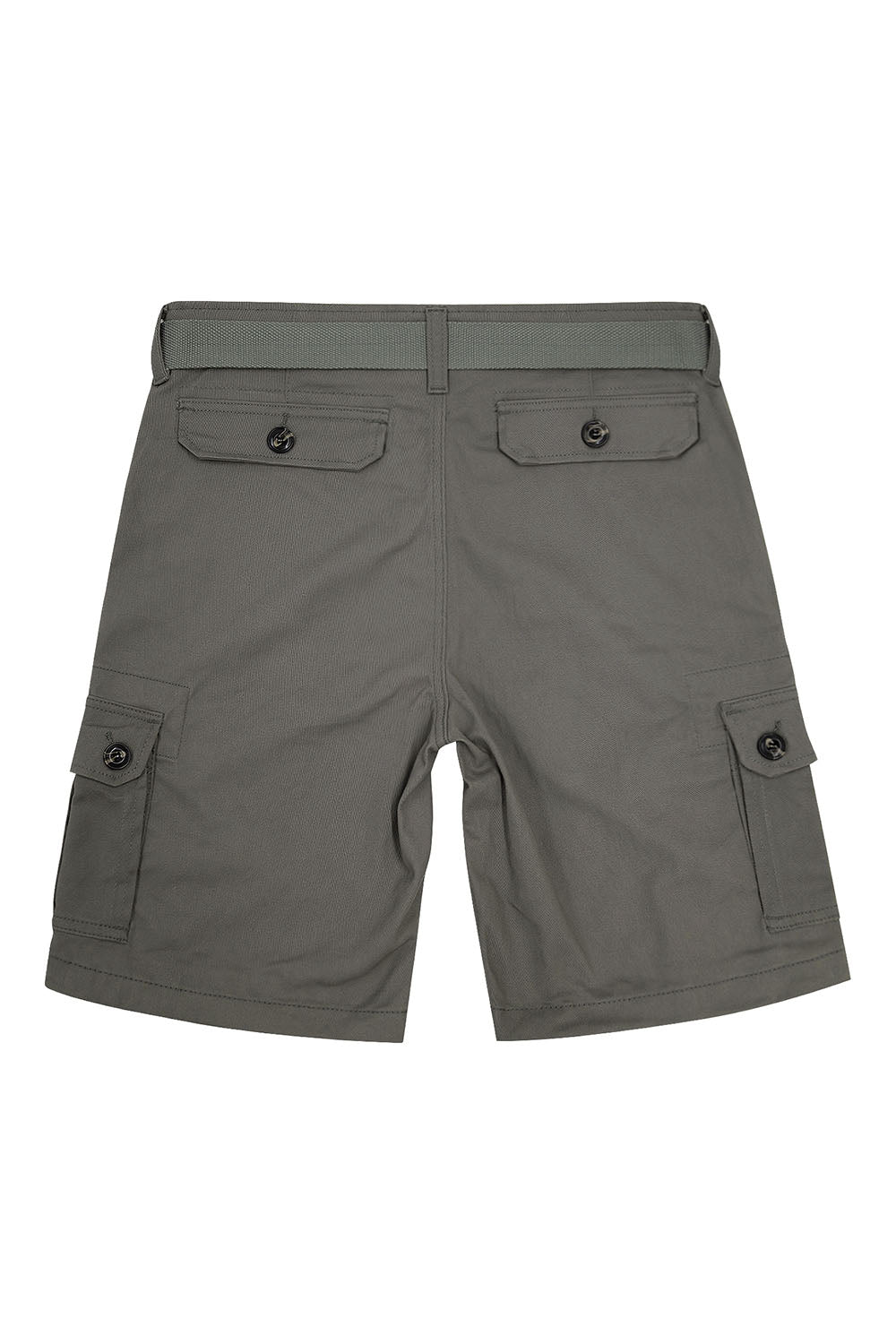 Men's Essential Solid Belted Cargo Shorts