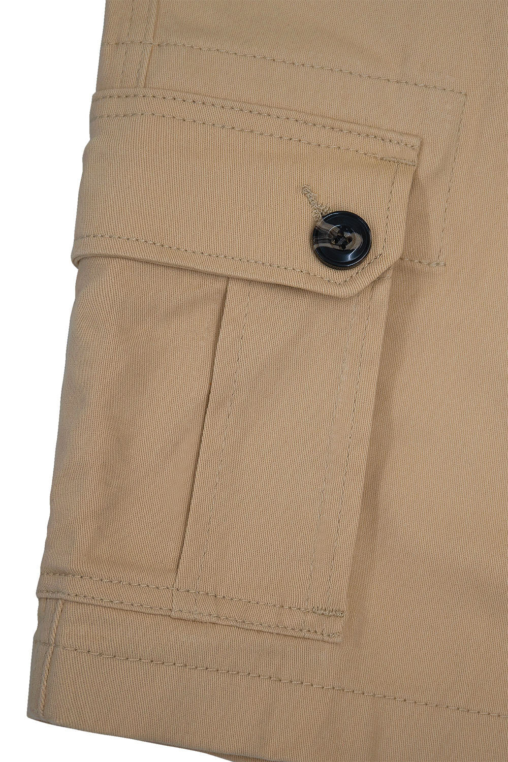 Men's Essential Solid Belted Cargo Shorts
