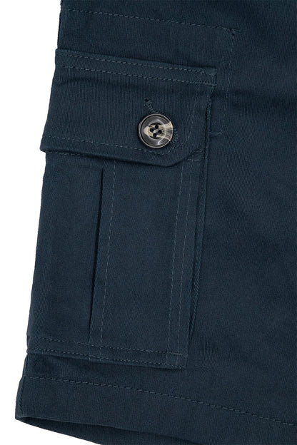 Men's Essential Solid Belted Cargo Shorts