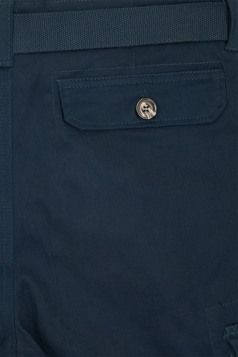 Men's Essential Solid Belted Cargo Shorts